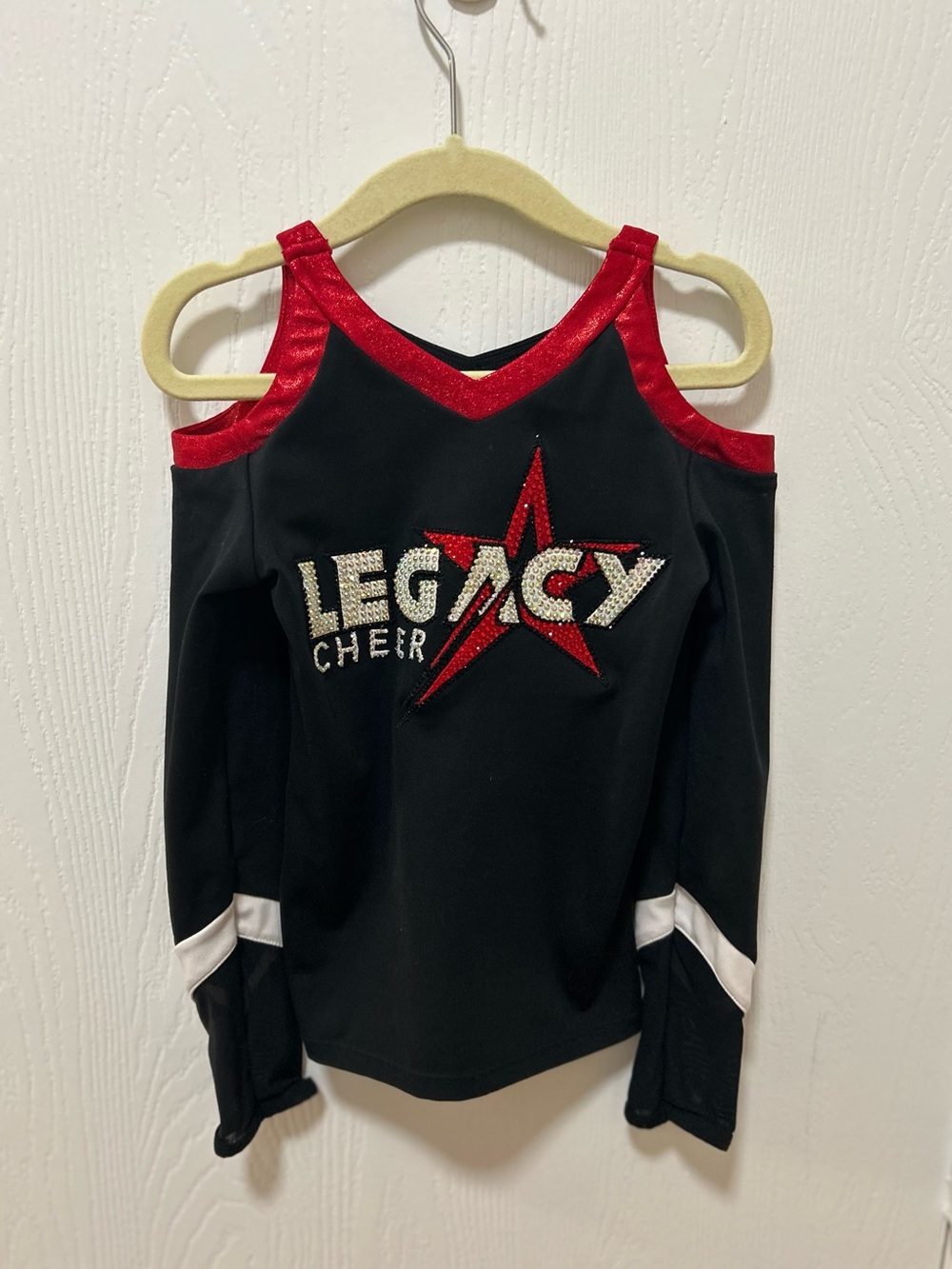 Legacy Cheer Glitterstarz Cheer Uniform Top Only* Size Childs Large